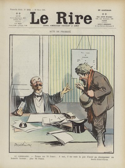 Illustration for Le Rire by Jules Abel Faivre