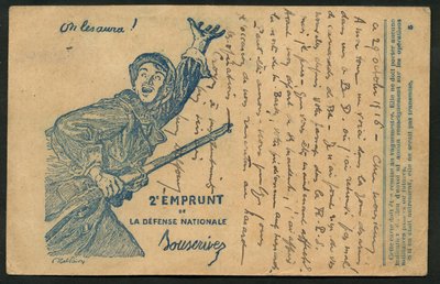 Postcard by Jules Abel Faivre