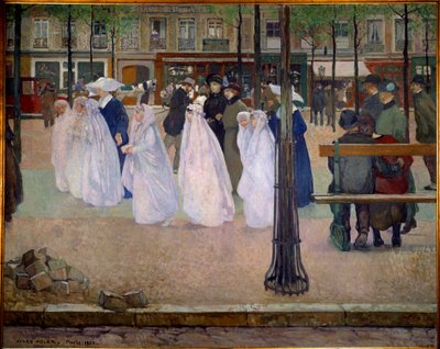 The Communicants or Spring of Paris by Jules Adler
