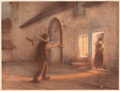 The Return from the Fields by Jules Alexis Muenier