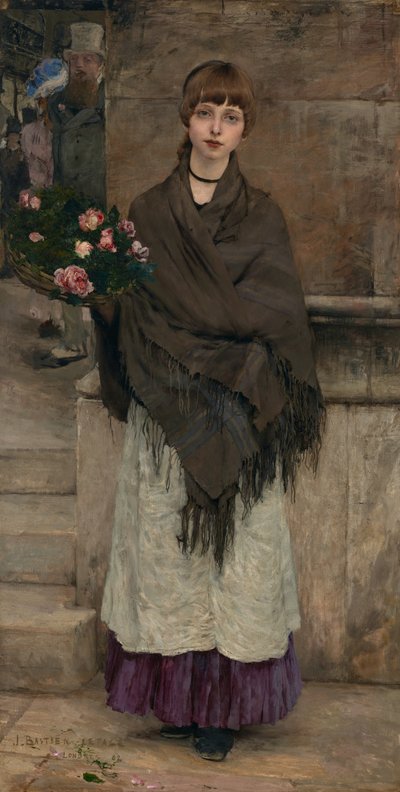 Flower Seller in London by Jules Bastien Lepage