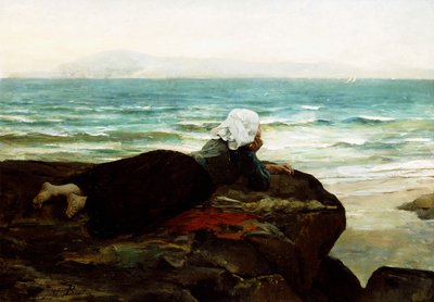 Looking out to Sea by Jules Breton