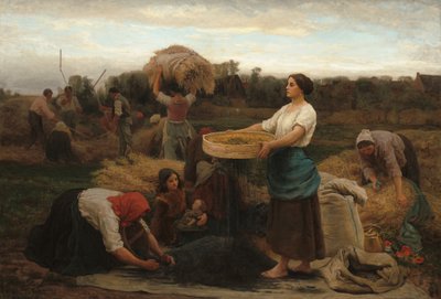 The Colza Harvesting Rapeseed by Jules Breton