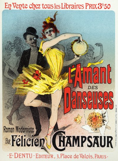 The Lover of the Dancers by Jules Cheret