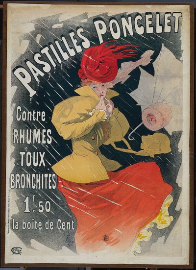 Pastilles Poncelet by Jules Cheret