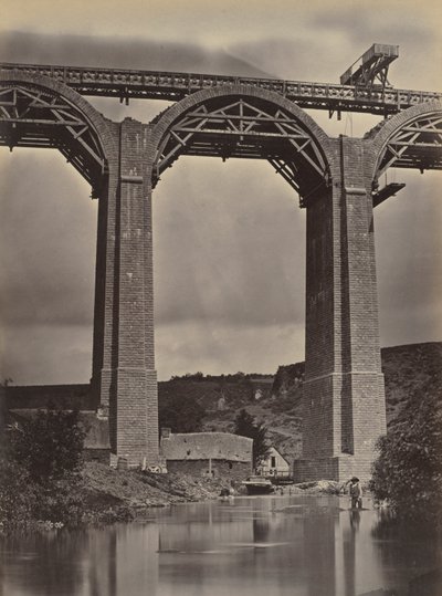 Pont-de-Buis, on the Doufine, France by Jules Duclos