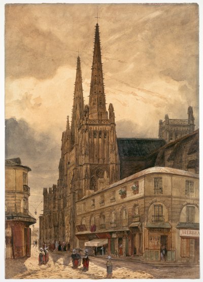 Saint-André Cathedral of Bordeaux by Jules Dupré