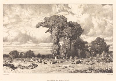 Pastures of Limousin by Jules Dupré