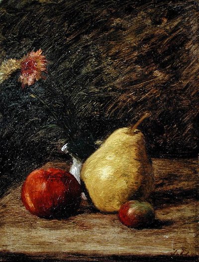 Still Life with a Pear by Jules Dupré