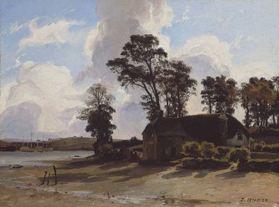 The Estuary Farm by Jules Dupré