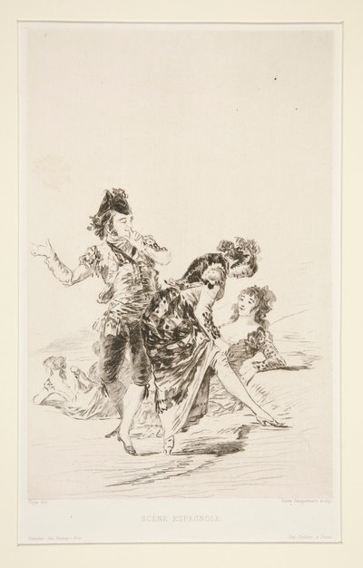 Spanish Scene by Jules Ferdinand Jacquemart