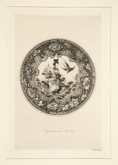 Fondemaille Saucer by Jules Ferdinand Jacquemart