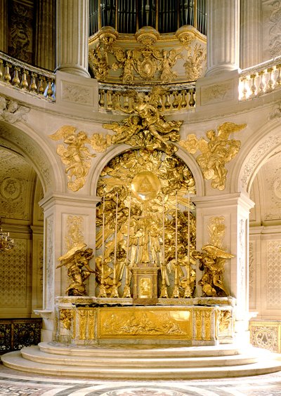 The Altar in the Royal Chapel by Jules Hardouin Mansart