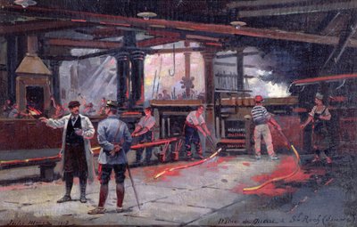 A War Factory at St. Roch by Jules Monge