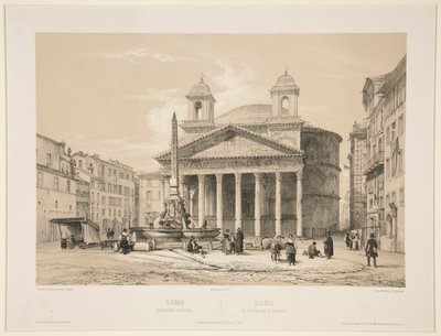 Rome, Pantheon by Jules Monthelier