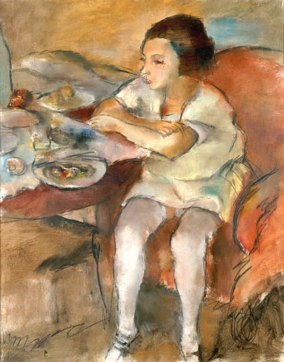 Breakfast Lunch by Jules Pascin