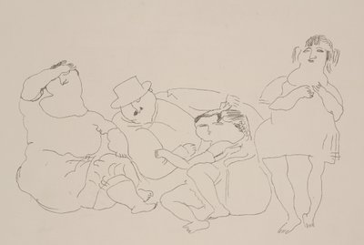 Family, c.1923-25 by Jules Pascin