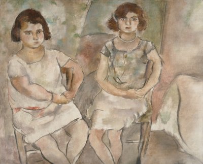 Rosette and Nana by Jules Pascin