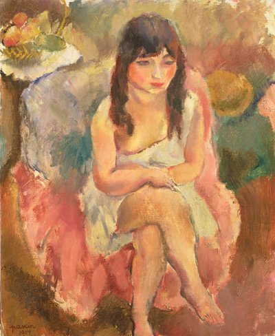 Seated Figure, 1914 by Jules Pascin