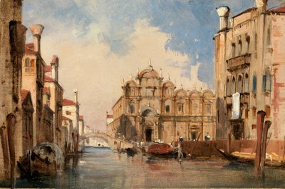 The Scuola di San Marco, Venice by Jules Romain Joyant