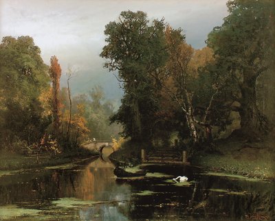 Overgrown Pond, Gatchina Park by Juli Julievich Klever