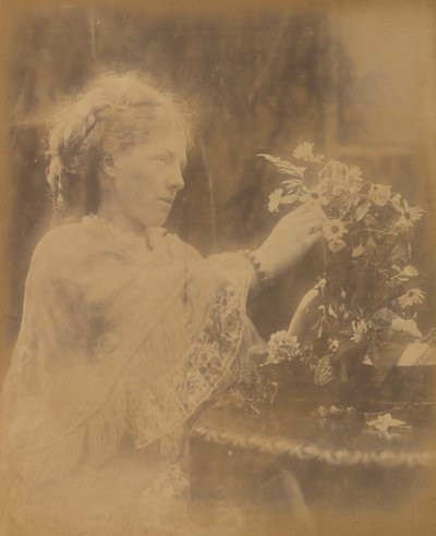 Mrs. Halford Vaugham, Freshwater, 1873 by Julia Margaret Cameron