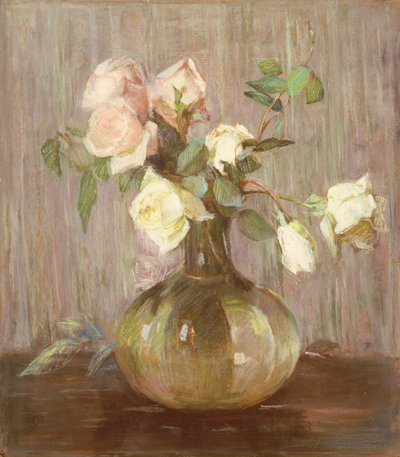 A Vase of Roses by Julian Alden Weir