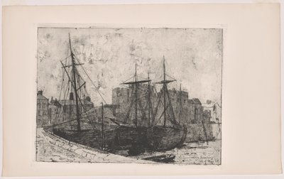 Castle Rushen--Isle of Man by Julian Alden Weir