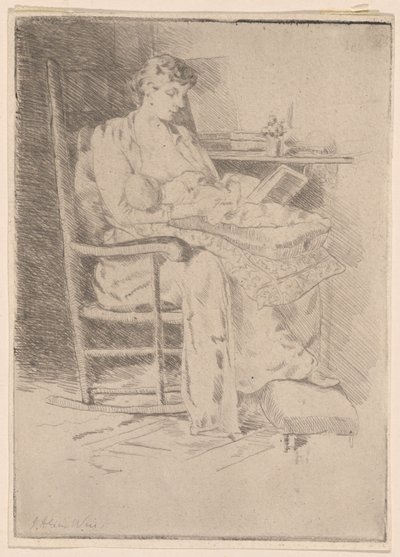 Mother and Child, No. 2 by Julian Alden Weir