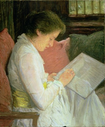 The Lace Maker by Julian Alden Weir