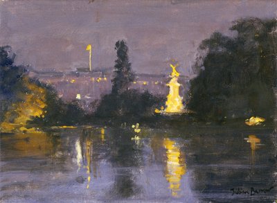 Buckingham Palace - Night by Julian Barrow