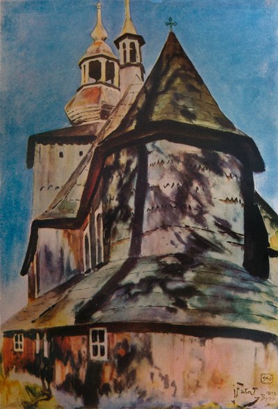 Church near Krakow by Julian Falat