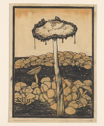 Dripping Mushroom by Julie de Graag (signed by artist)