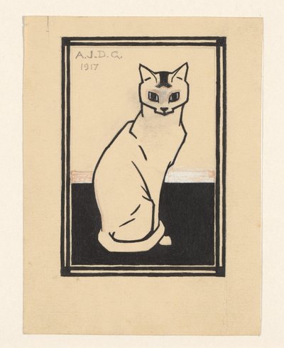 Cat by Julie de Graag (signed by artist)