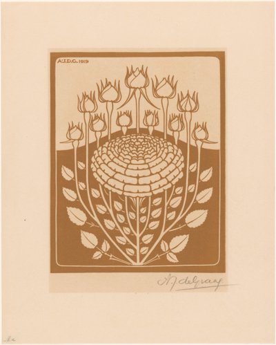 Rose Bush by Julie de Graag (signed by artist)