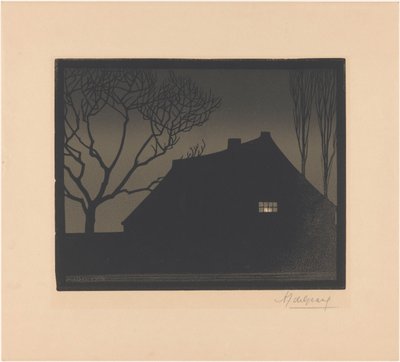 Winter Evening by Julie de Graag (signed by artist)