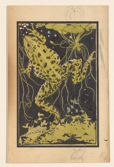 Frog in the Water by Julie de Graag