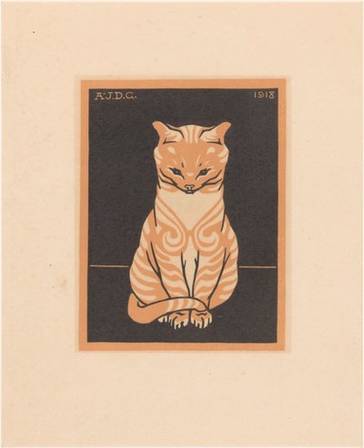 Sitting Cat by Julie de Graag