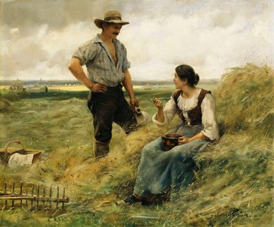A Break from the Harvest by Julien Dupre