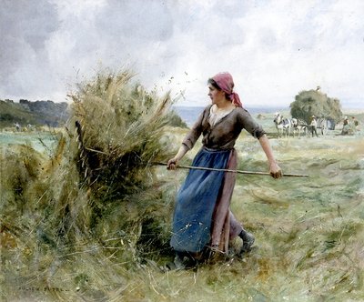 Haymaking by Julien Dupre