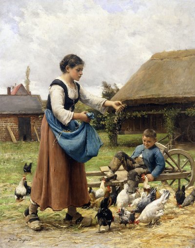 In the Farmyard by Julien Dupre