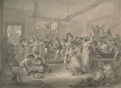 Sailors Carousing and Frying Watches by Julius Caesar Ibbetson