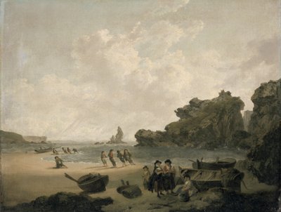 The Stack Rock by Julius Caesar Ibbetson