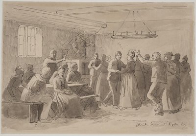 The Bride Dances into the Married Group by Julius Exner