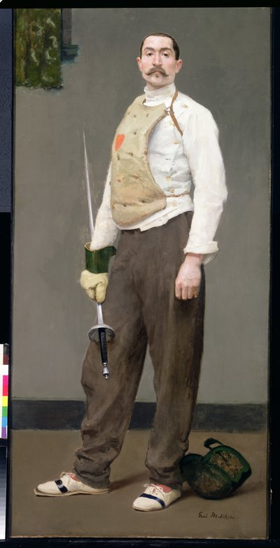 The Fencing Master by Julius Gari Melchers