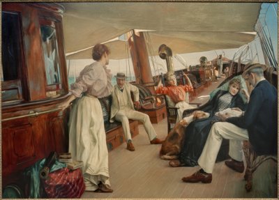 On Board the Yacht 