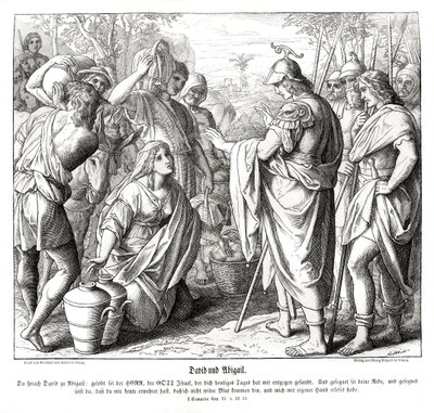 David and Abigail by Julius Schnorr von Carolsfeld