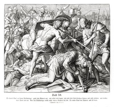 Death of Saul by Julius Schnorr von Carolsfeld