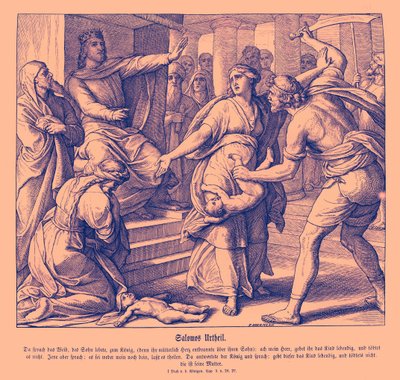 Judgement of Solomon by Julius Schnorr von Carolsfeld
