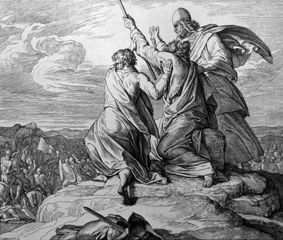 Miracle of Moses by Julius Schnorr von Carolsfeld